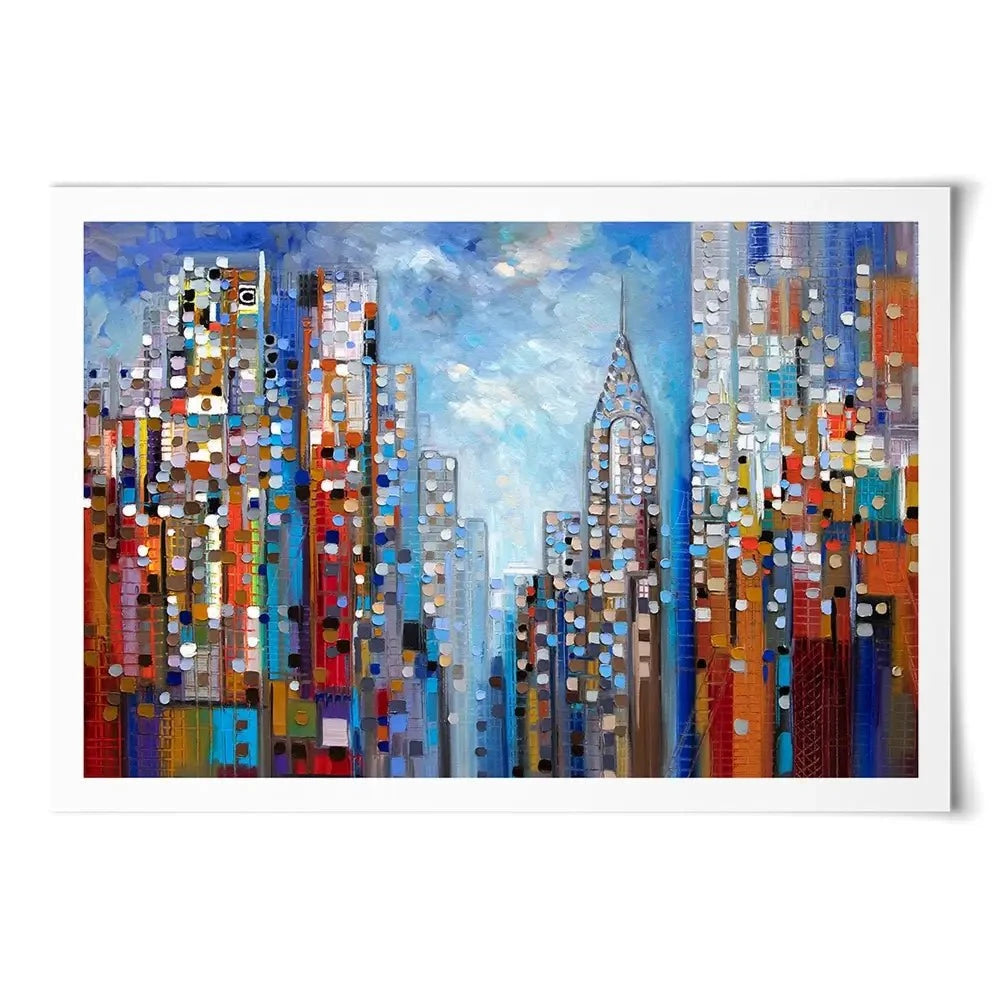 Manhattan Art Print Manhattan Art Print wall art product Ekaterina Ermilkina