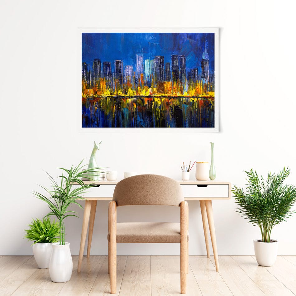 Manhattan Bay Art Print wall art product / Shutterstock