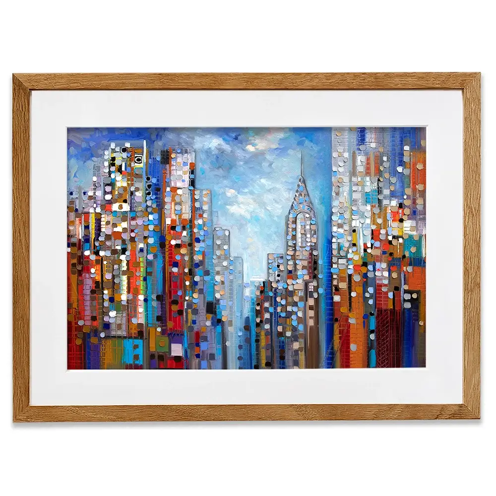 Manhattan Framed Art Print Manhattan Framed Art Print wall art product Ekaterina Ermilkina
