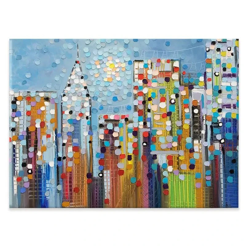 Manhattan Skyline Canvas Print Manhattan Skyline Canvas Print wall art product Ekaterina Ermilkina