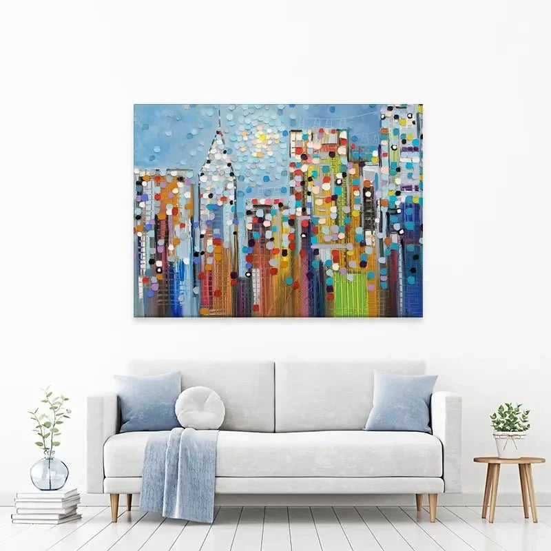 Manhattan Skyline Canvas Print Manhattan Skyline Canvas Print wall art product Ekaterina Ermilkina