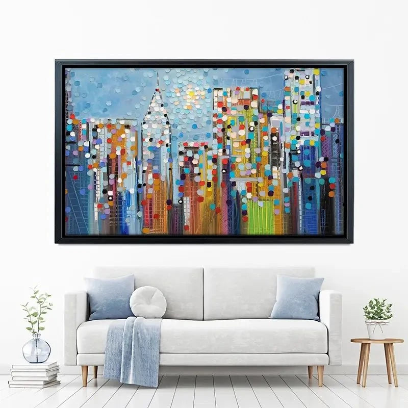 Manhattan Skyline Canvas Print Manhattan Skyline Canvas Print wall art product Ekaterina Ermilkina