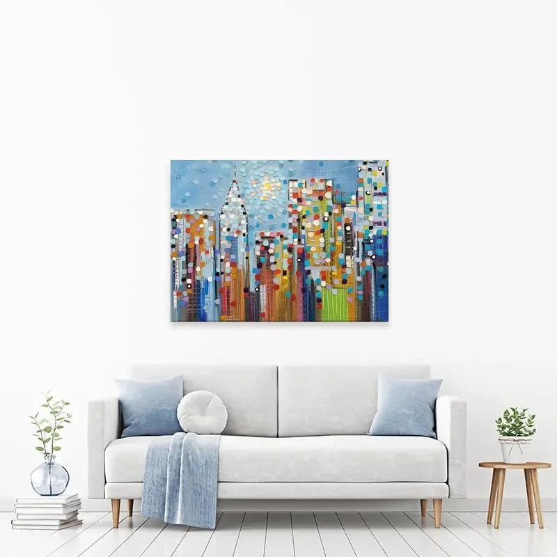 Manhattan Skyline Canvas Print Manhattan Skyline Canvas Print wall art product Ekaterina Ermilkina