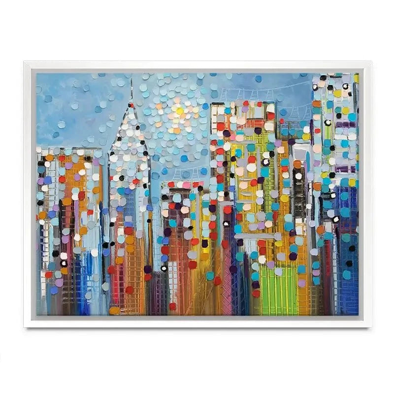 Manhattan Skyline Canvas Print Manhattan Skyline Canvas Print wall art product Ekaterina Ermilkina