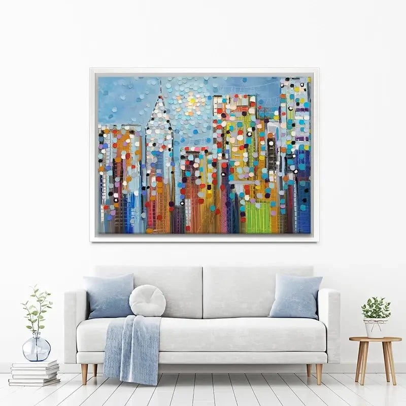 Manhattan Skyline Canvas Print Manhattan Skyline Canvas Print wall art product Ekaterina Ermilkina