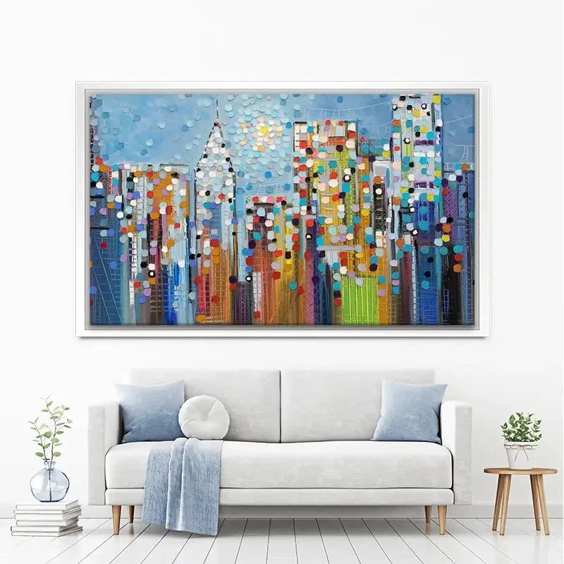 Manhattan Skyline Canvas Print Manhattan Skyline Canvas Print wall art product Ekaterina Ermilkina