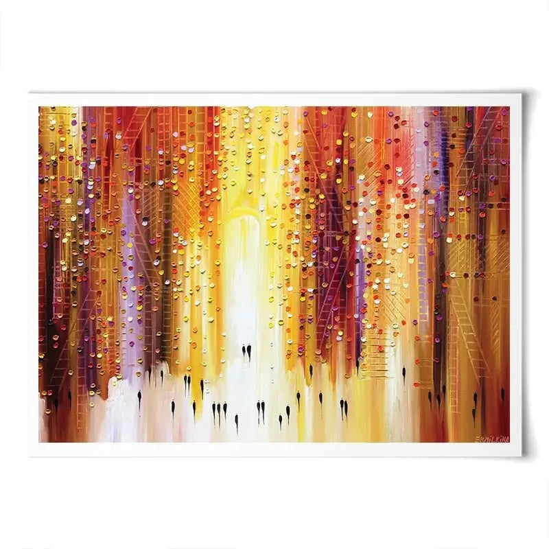 Manhattanhenge Art Print Manhattanhenge Art Print wall art product Ekaterina Ermilkina
