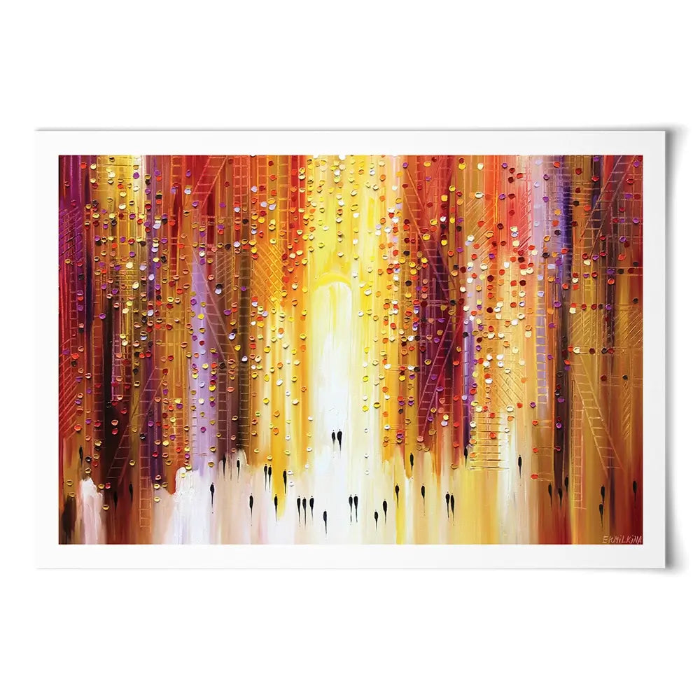 Manhattanhenge Art Print Manhattanhenge Art Print wall art product Ekaterina Ermilkina