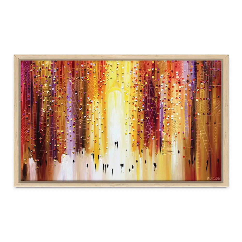Manhattanhenge Canvas Print Manhattanhenge Canvas Print wall art product Ekaterina Ermilkina