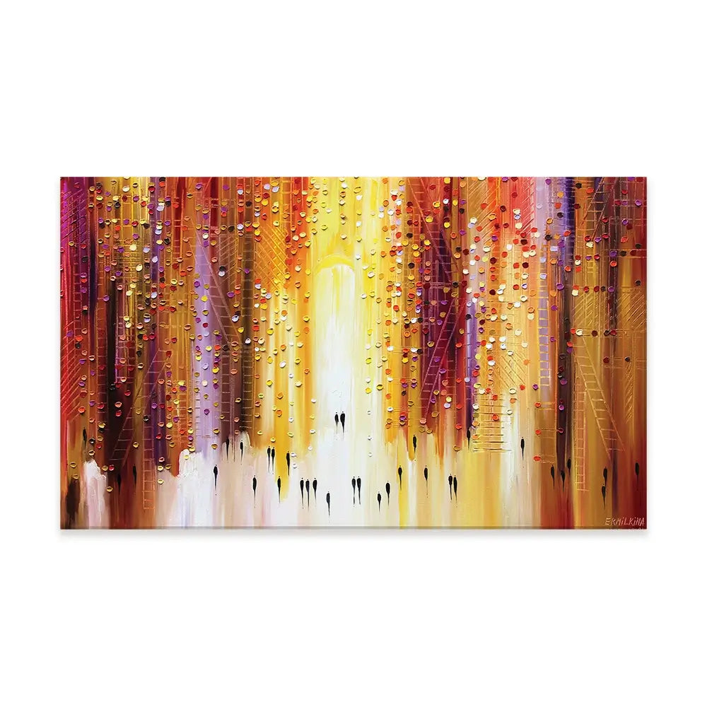Manhattanhenge Canvas Print Manhattanhenge Canvas Print wall art product Ekaterina Ermilkina