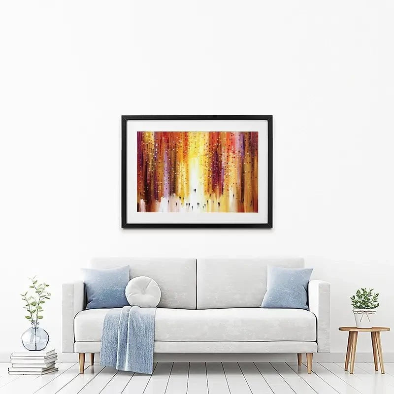 Manhattanhenge Framed Art Print Manhattanhenge Framed Art Print wall art product Ekaterina Ermilkina