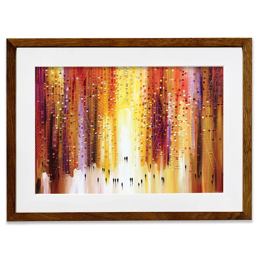 Manhattanhenge Framed Art Print Manhattanhenge Framed Art Print wall art product Ekaterina Ermilkina