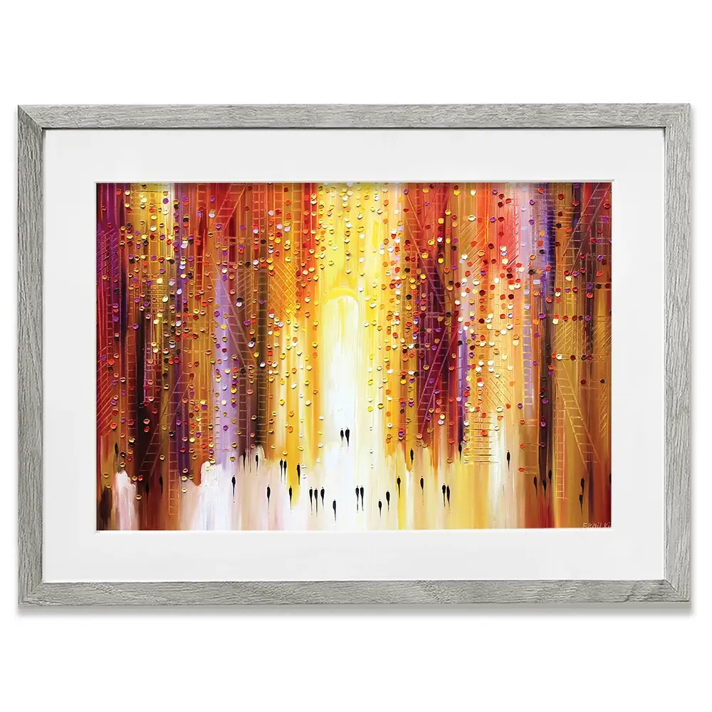 Manhattanhenge Framed Art Print Manhattanhenge Framed Art Print wall art product Ekaterina Ermilkina