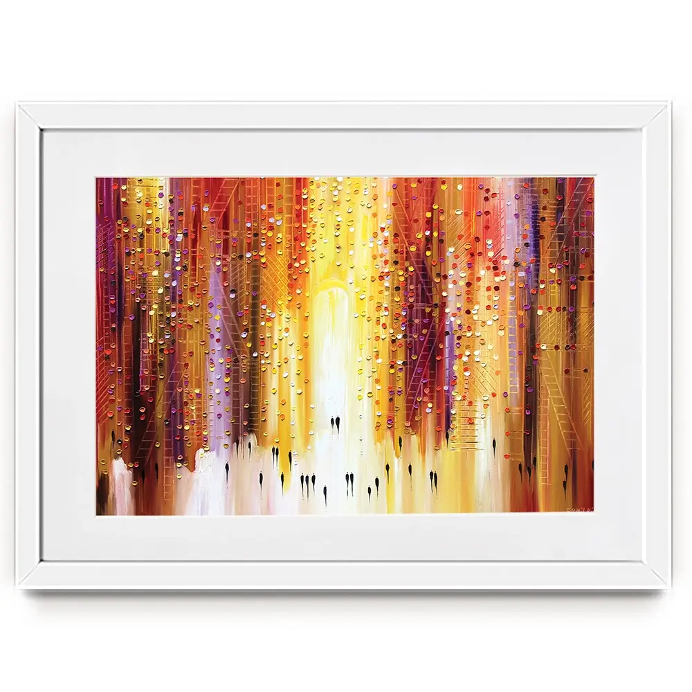 Manhattanhenge Framed Art Print Manhattanhenge Framed Art Print wall art product Ekaterina Ermilkina