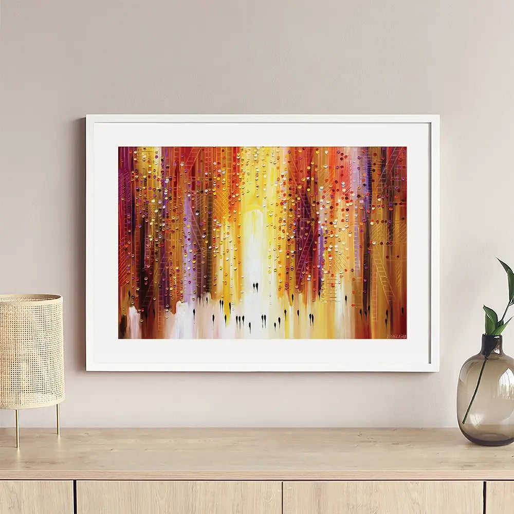 Manhattanhenge Framed Art Print Manhattanhenge Framed Art Print wall art product Ekaterina Ermilkina