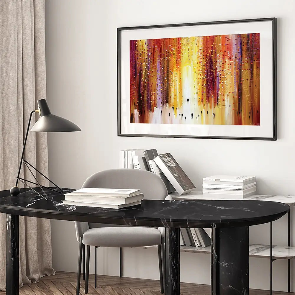 Manhattanhenge Framed Art Print Manhattanhenge Framed Art Print wall art product Ekaterina Ermilkina