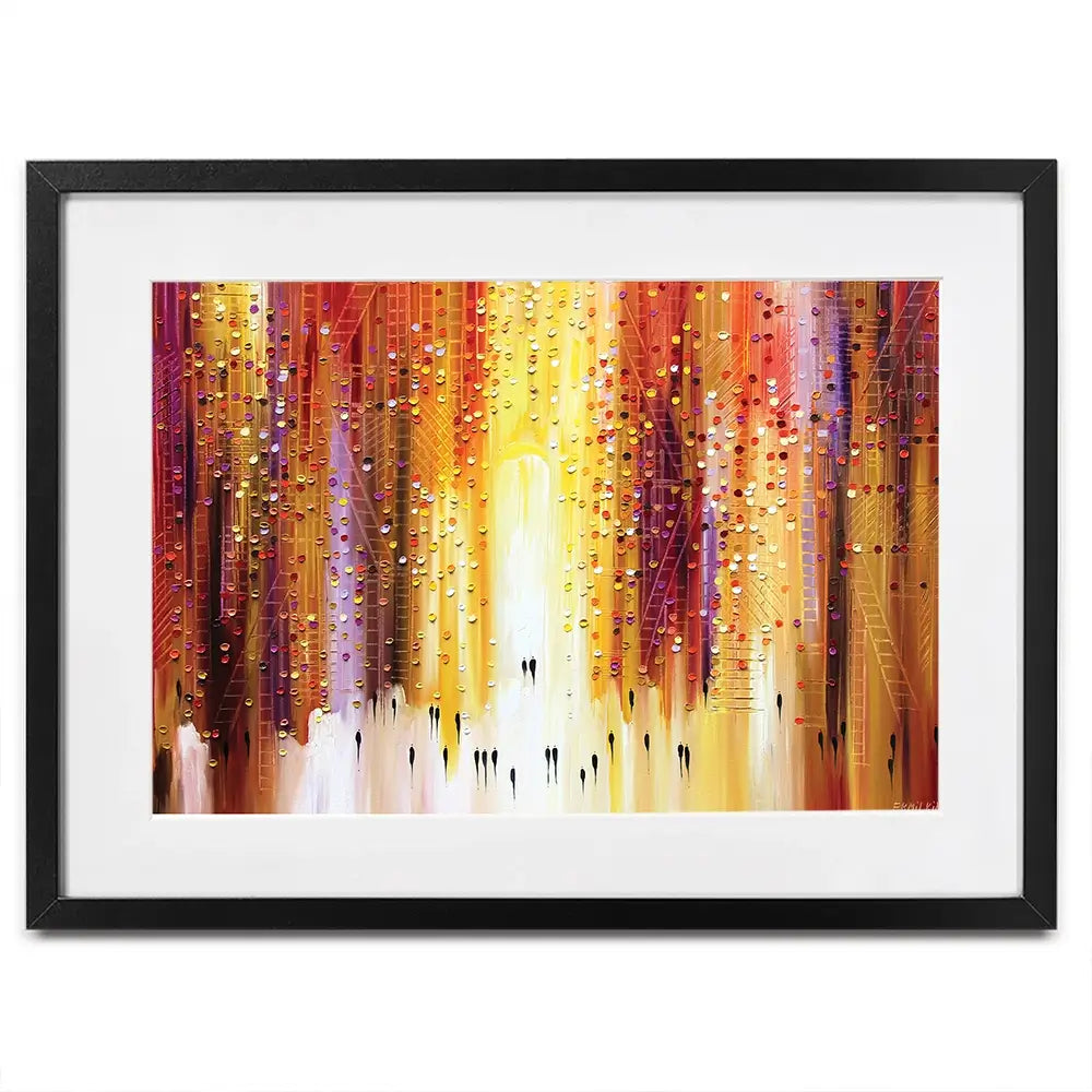 Manhattanhenge Framed Art Print Manhattanhenge Framed Art Print wall art product Ekaterina Ermilkina