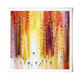 Manhattanhenge Square Art Print Manhattanhenge Square Art Print wall art product Art Print Shop