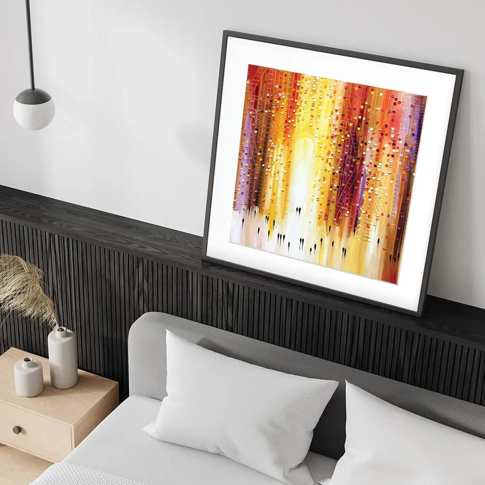 Manhattanhenge Square Framed Art Print Manhattanhenge Square Framed Art Print wall art product Art Print Shop