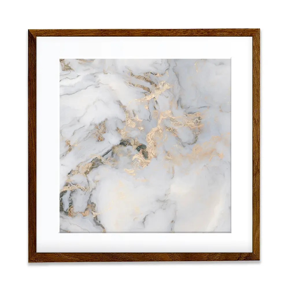 Marble Effect Square Framed Art Print Marble Effect Square Framed Art Print wall art product Art Print Shop