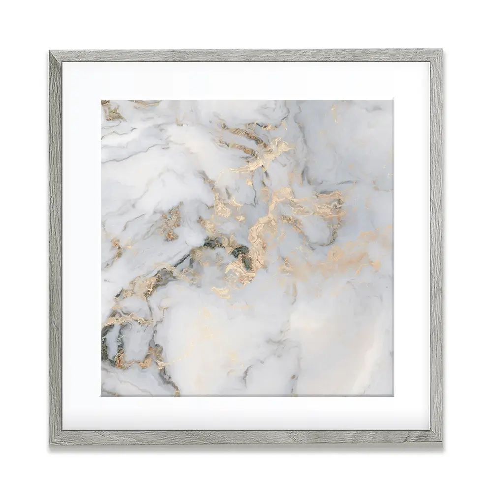 Marble Effect Square Framed Art Print Marble Effect Square Framed Art Print wall art product Art Print Shop