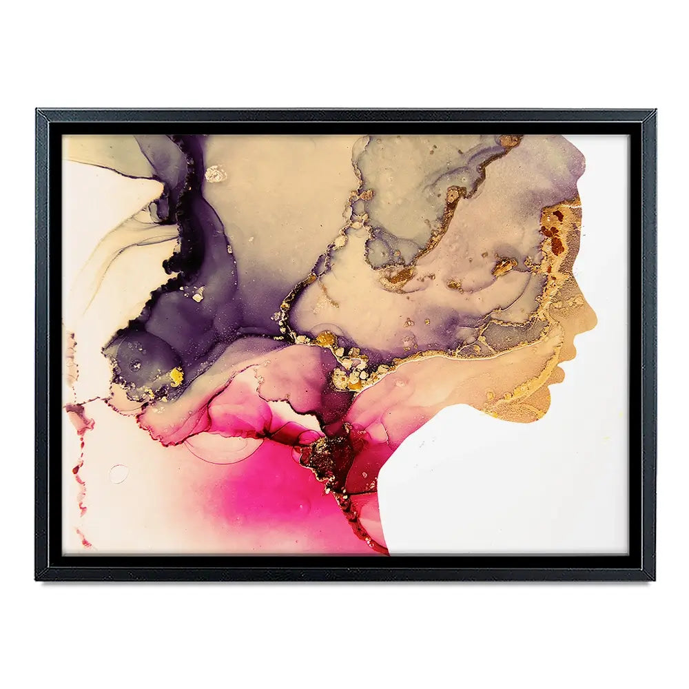 Marbled Face Canvas Print Marbled Face Canvas Print wall art product Art Print Shop