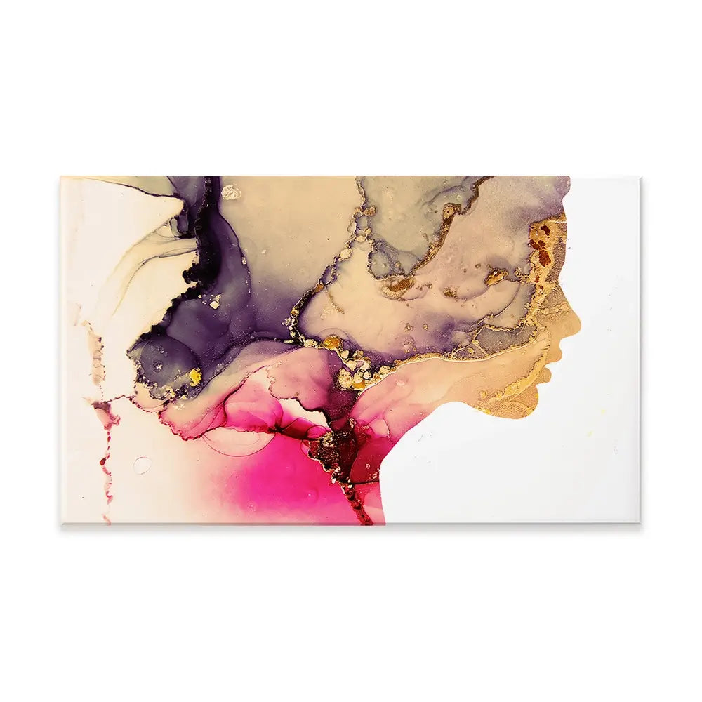 Marbled Face Canvas Print Marbled Face Canvas Print wall art product Art Print Shop