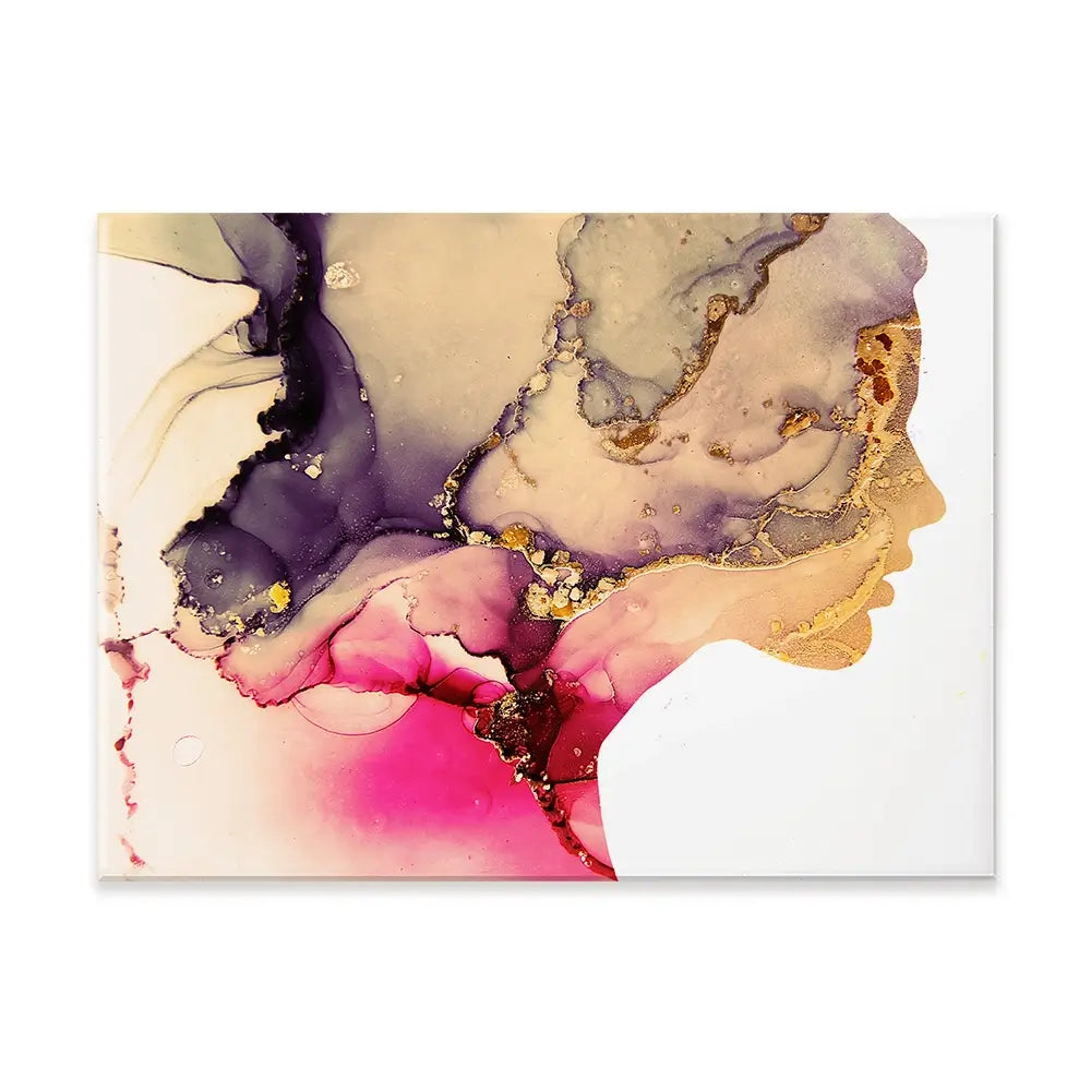 Marbled Face Canvas Print Marbled Face Canvas Print wall art product Art Print Shop