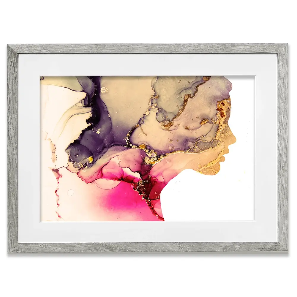 Marbled Face Framed Art Print Marbled Face Framed Art Print wall art product Art Print Shop