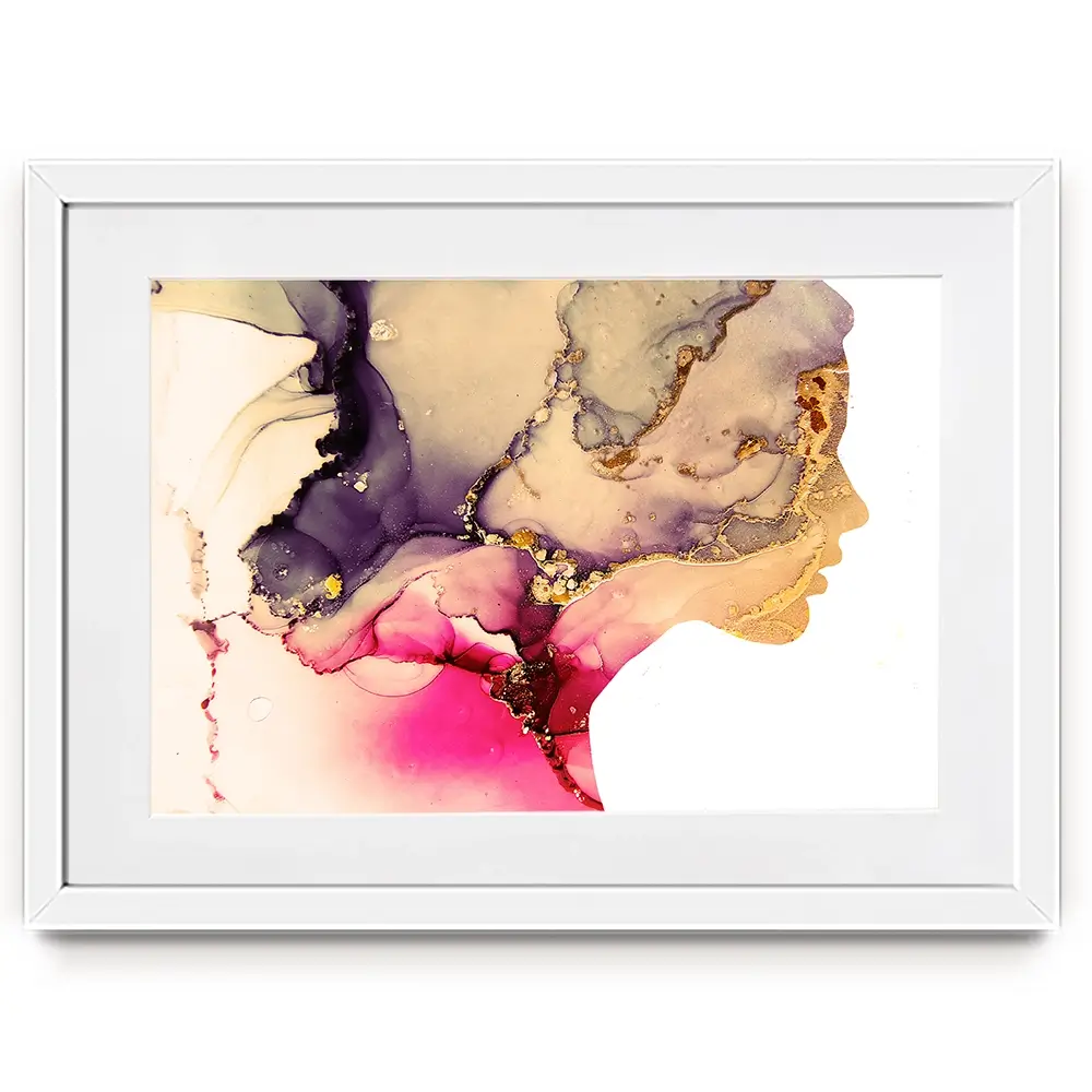 Marbled Face Framed Art Print Marbled Face Framed Art Print wall art product Art Print Shop