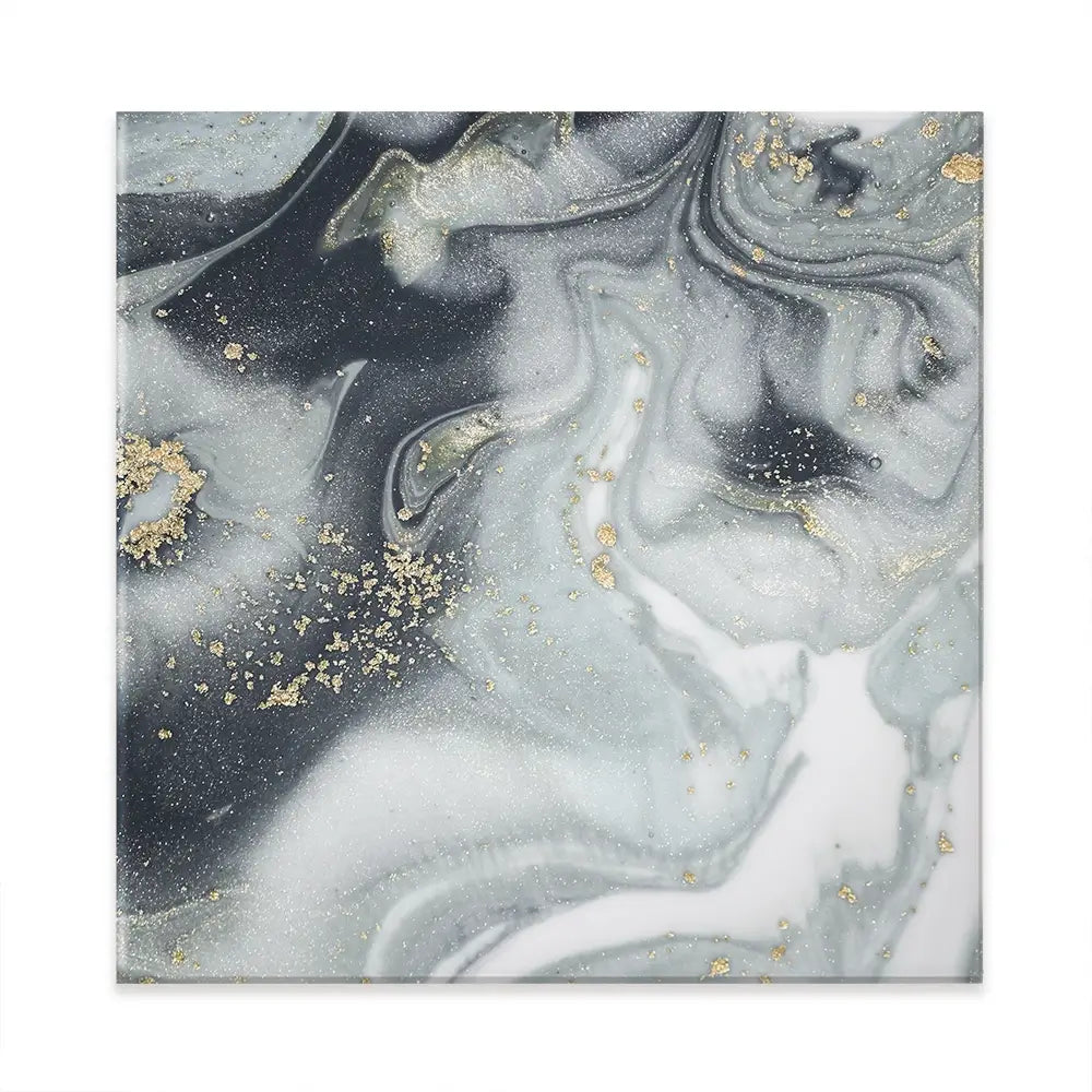 Marbled Grey Hues Square Canvas Print Marbled Grey Hues Square Canvas Print wall art product CARACOLLA / Shutterstock