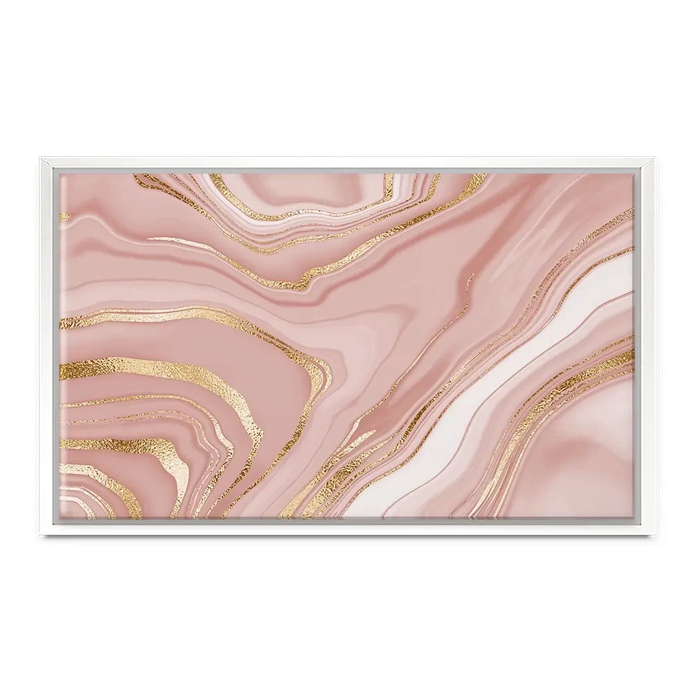 Marbled Rose Canvas Print Marbled Rose Canvas Print wall art product NikaMooni / Shutterstock