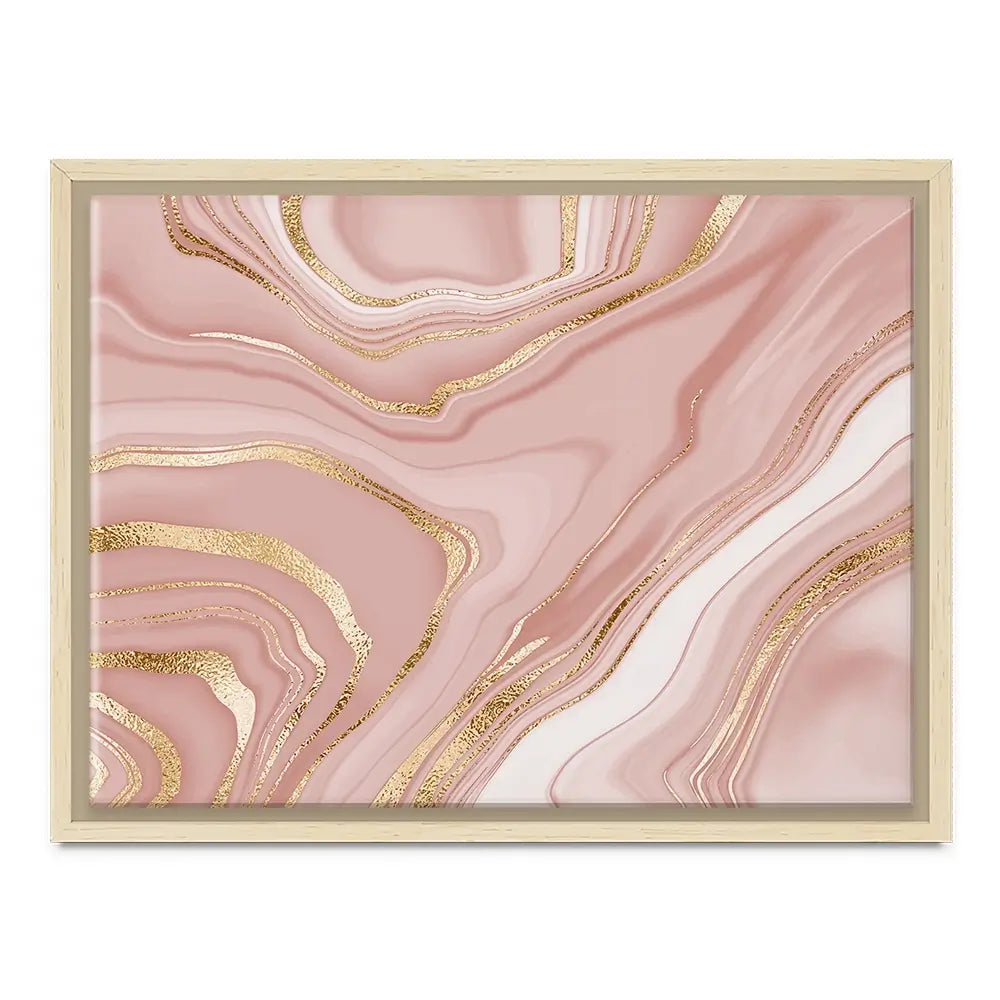 Marbled Rose Canvas Print Marbled Rose Canvas Print wall art product NikaMooni / Shutterstock
