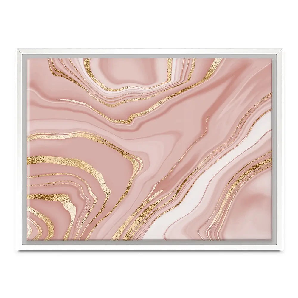 Marbled Rose Canvas Print Marbled Rose Canvas Print wall art product NikaMooni / Shutterstock