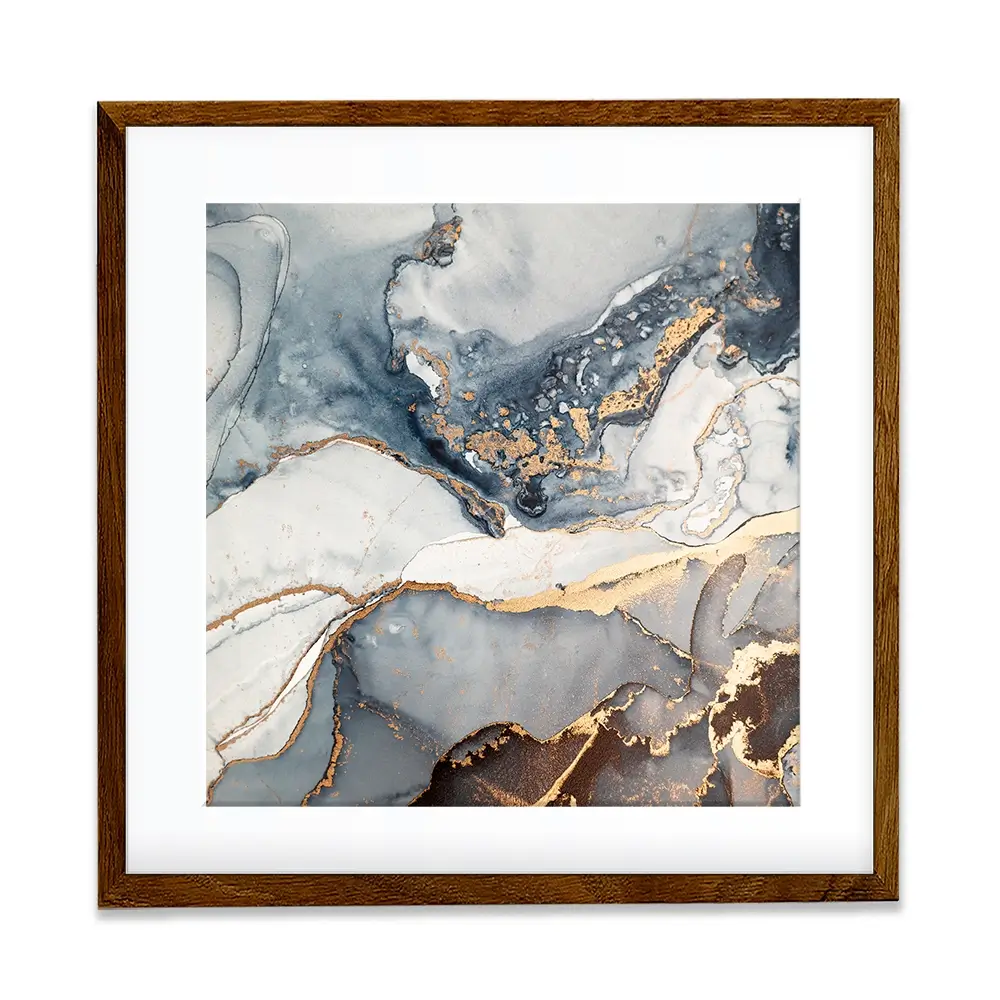 Marbled Square Framed Art Print Marbled Square Framed Art Print wall art product coldsun777 / Shutterstock