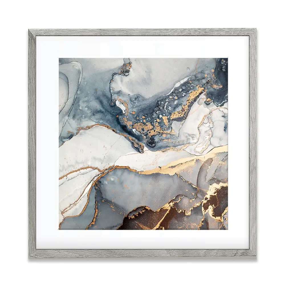 Marbled Square Framed Art Print Marbled Square Framed Art Print wall art product coldsun777 / Shutterstock