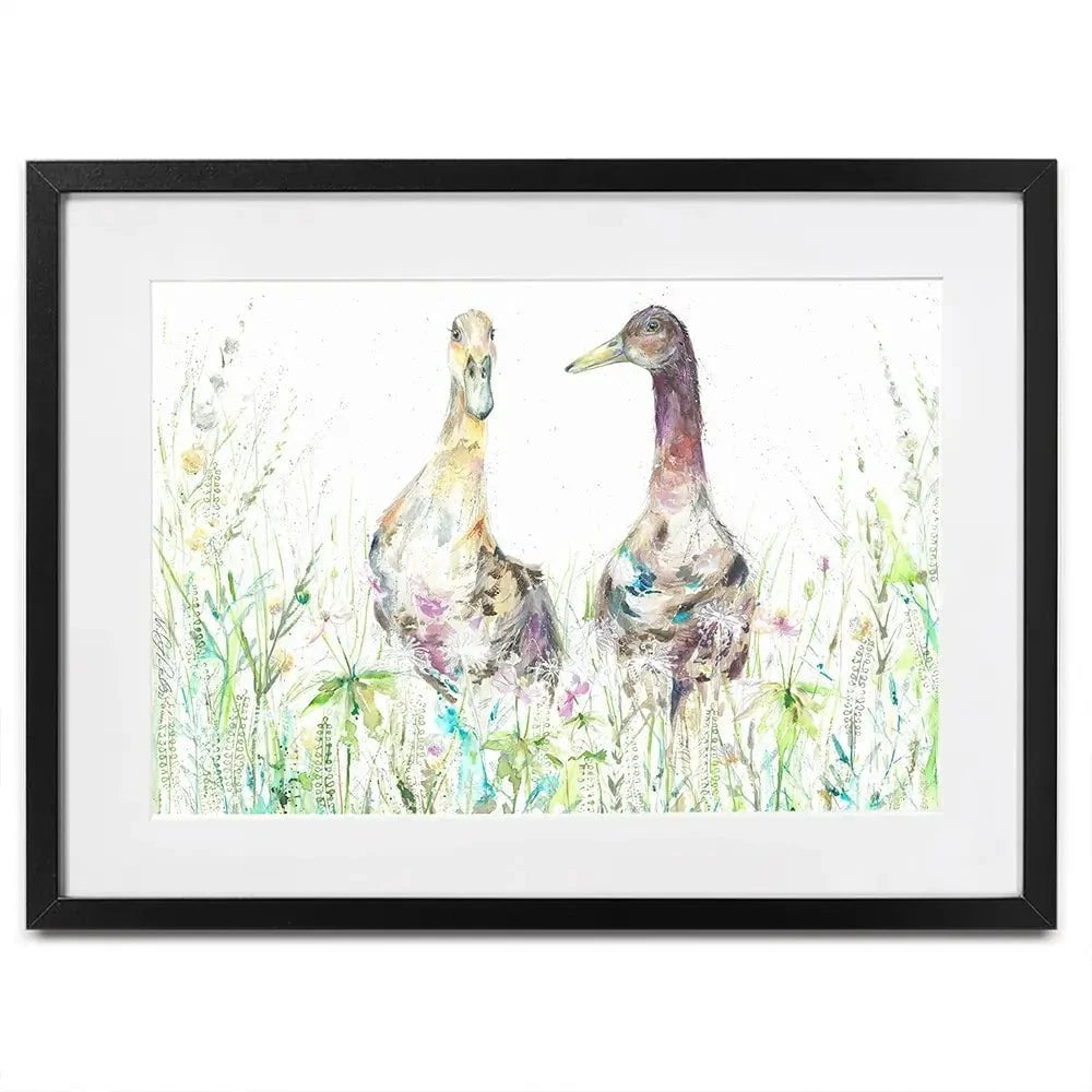 Margo And Jerry Framed Art Print Margo And Jerry Framed Art Print wall art product Nicola Jane Rowles