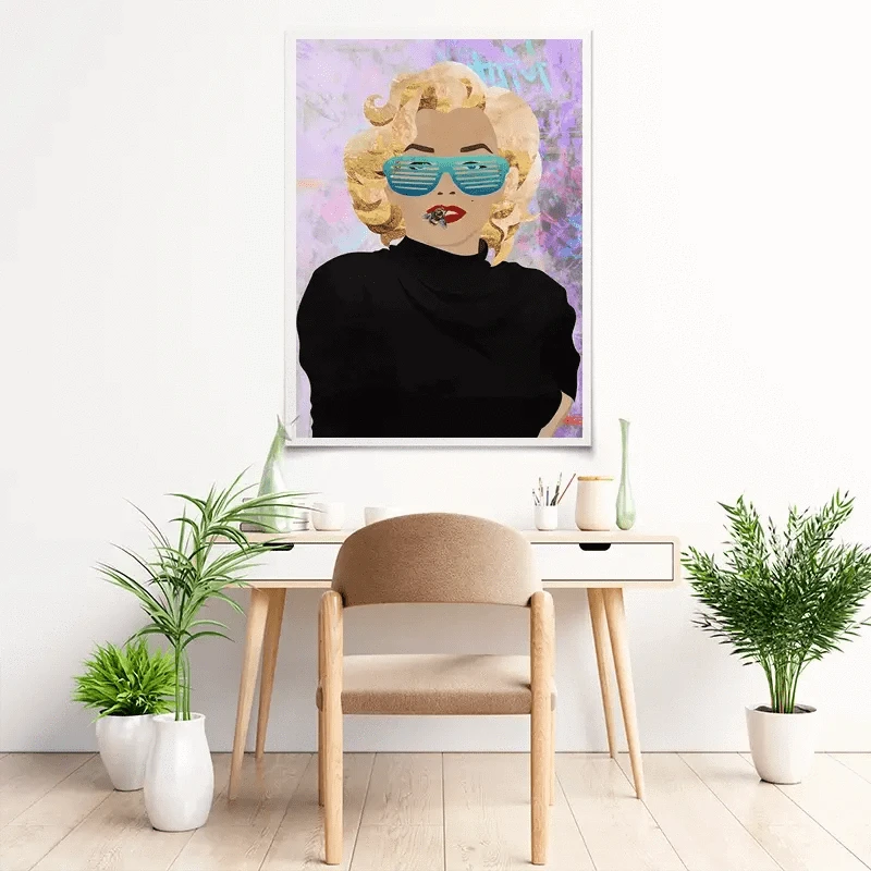 Marilyn Monroe Bee Art Print Marilyn Monroe Bee Art Print wall art product Sarah Manovski