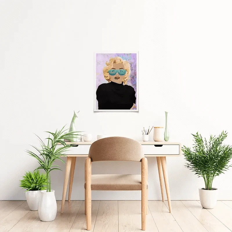 Marilyn Monroe Bee Art Print Marilyn Monroe Bee Art Print wall art product Sarah Manovski