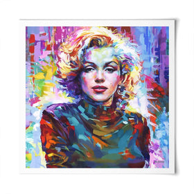 Marilyn Monroe Square Art Print Marilyn Monroe Square Art Print wall art product Leon Devenice
