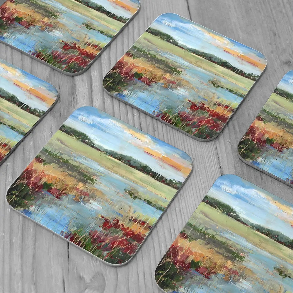 Marsh Always Dream 2 Coaster Set Marsh Always Dream 2 Coaster Set wall art product Tiffani Taylor - Independent