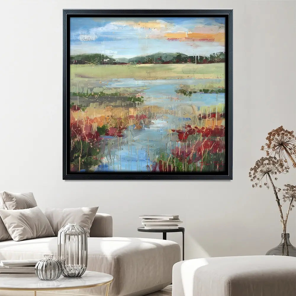 Marsh Always Dream 2 Square Canvas Print Marsh Always Dream 2 Square Canvas Print wall art product Tiffani Taylor - Independent