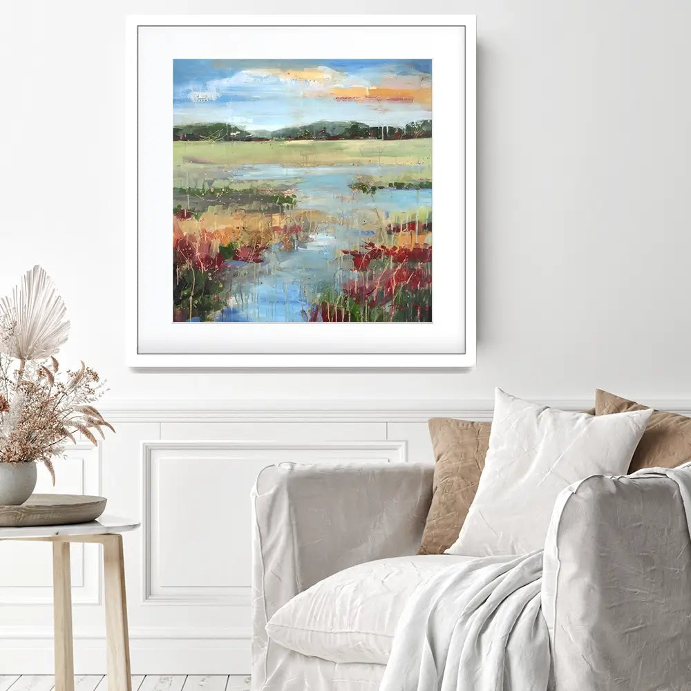 Marsh Always Dream 2 Square Framed Art Print Marsh Always Dream 2 Square Framed Art Print wall art product Tiffani Taylor - Independent