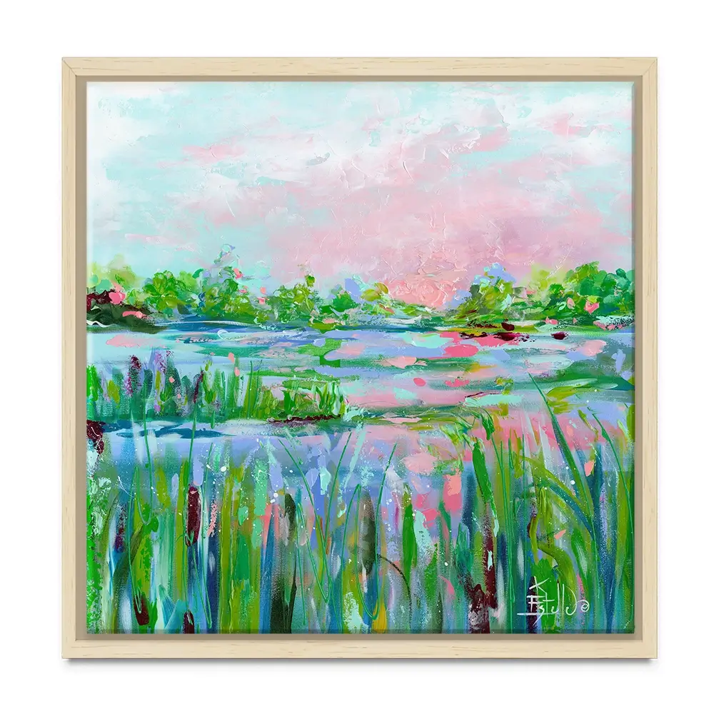 Marsh Mellow Square Canvas Print Marsh Mellow Square Canvas Print wall art product Estelle Grengs - Independent