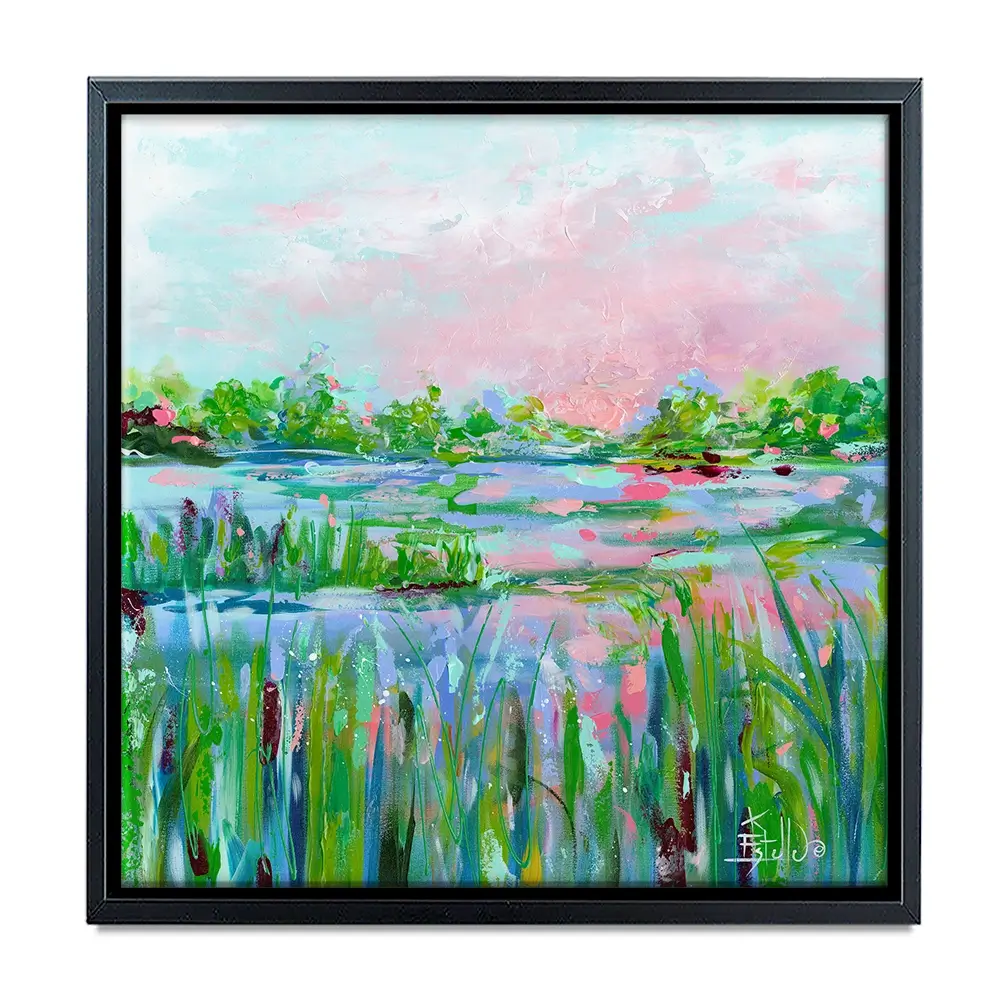 Marsh Mellow Square Canvas Print Marsh Mellow Square Canvas Print wall art product Estelle Grengs - Independent