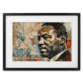 Martin Luther King Framed Art Print Martin Luther King Framed Art Print wall art product Franklyn Gregory - Independent