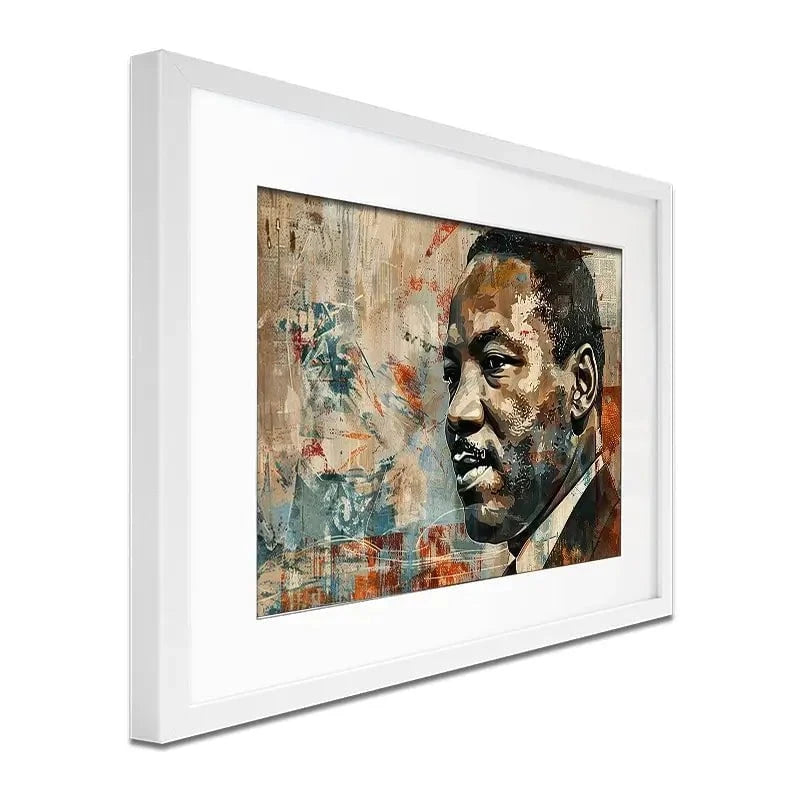 Martin Luther King Framed Art Print Martin Luther King Framed Art Print wall art product Franklyn Gregory - Independent