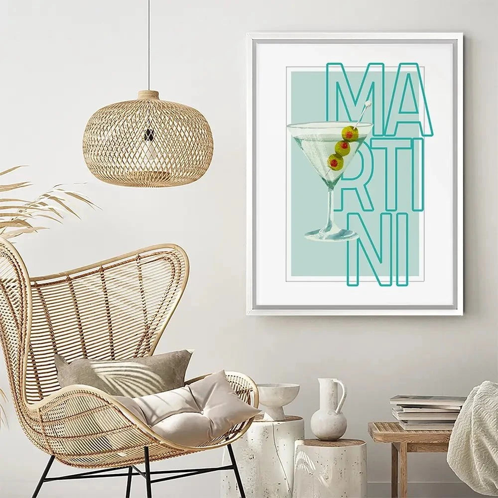 Martini Canvas Print Martini Canvas Print wall art product Art Print Shop