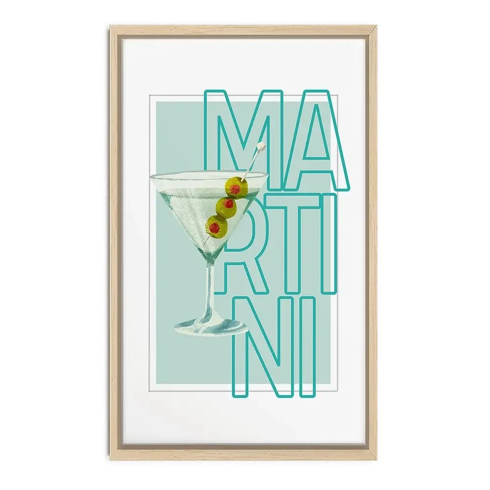 Martini Canvas Print Martini Canvas Print wall art product Art Print Shop