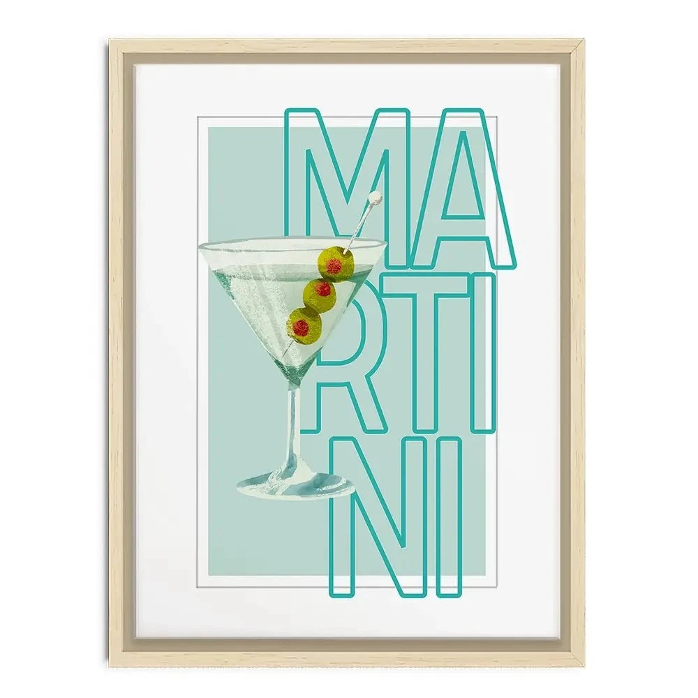 Martini Canvas Print Martini Canvas Print wall art product Art Print Shop
